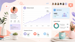 Controllare follower Instagram con dashboard di crescita, nuovi follower e qualità del pubblico